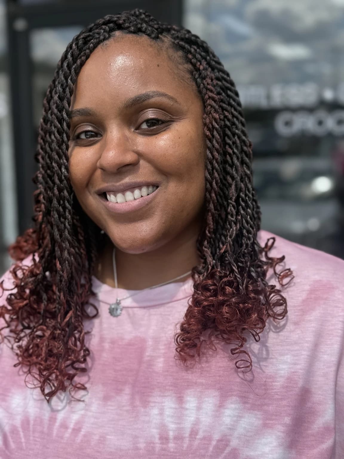 Senegalese Twists for Bedford clients at Pejah Braiding