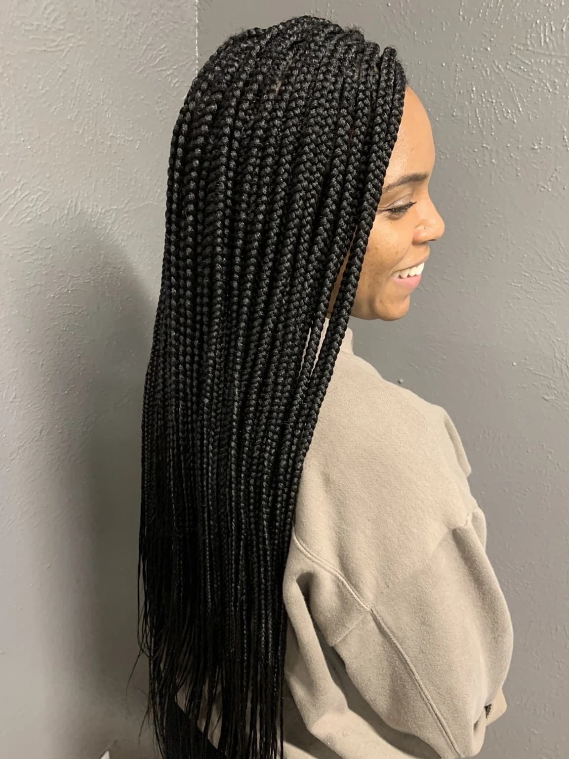 Box braids at Pejah